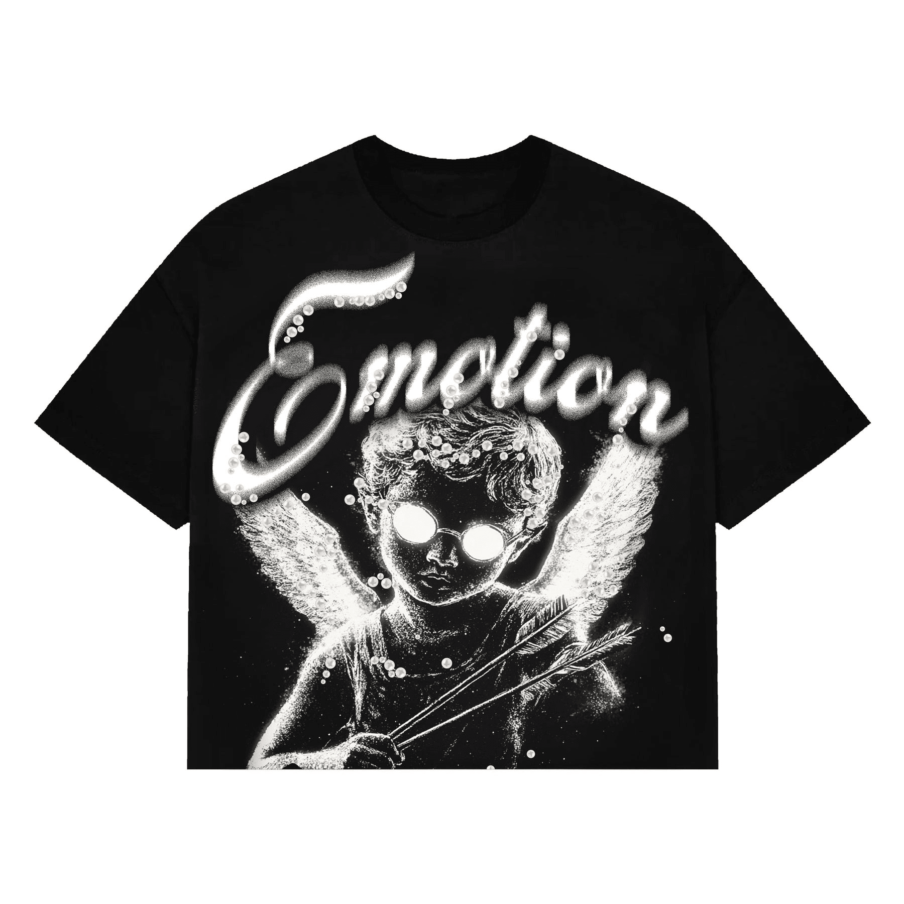 Black-Mixed-Emotion-Shirt Mixed Emotional Brand Black Shirt