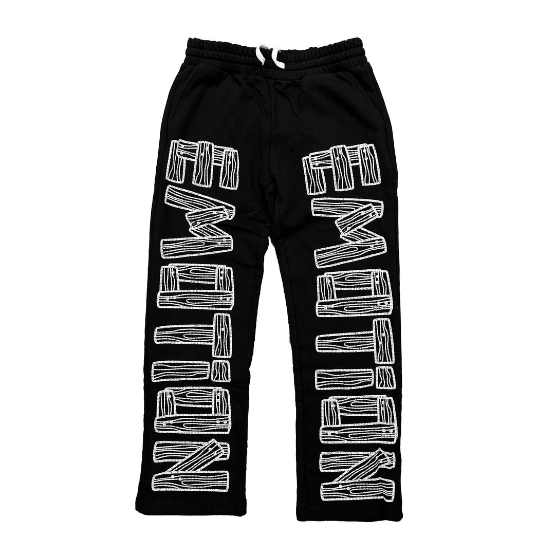 Mixed-Emotion-Black-Artist-Sweatpants Mixed Emotional Brand Black Artist Sweatpants