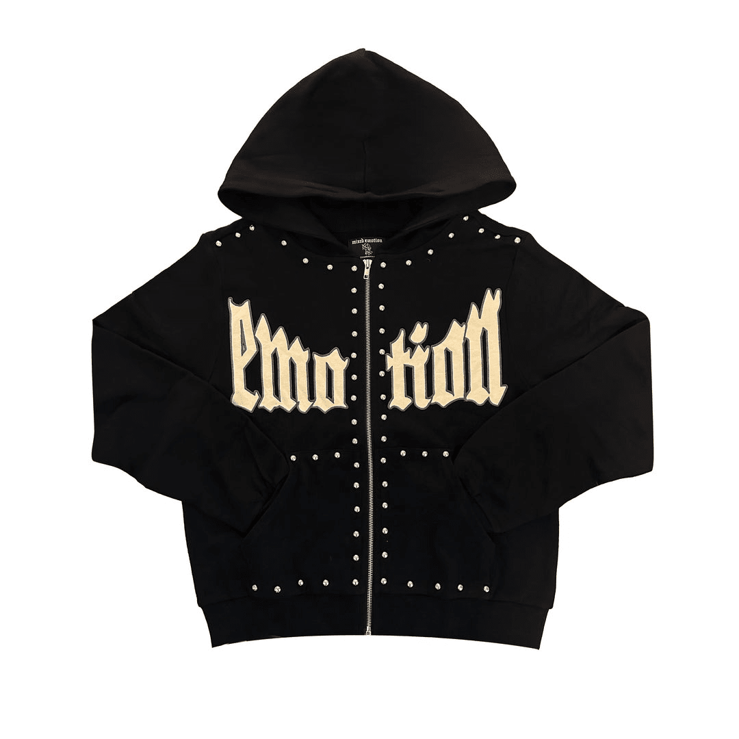 Mixed Emotional Brand Acid Crown Hoodie