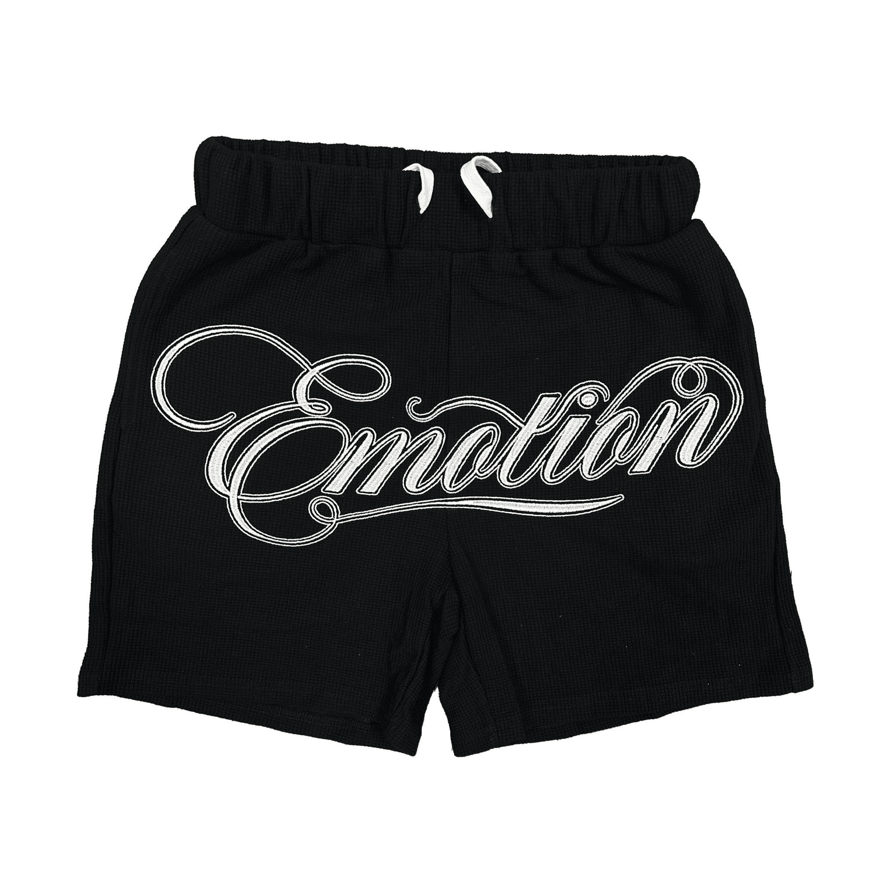Mixed-Emotion-Black-Signature-Shorts Mixed Emotional Brand Black Signature Shorts