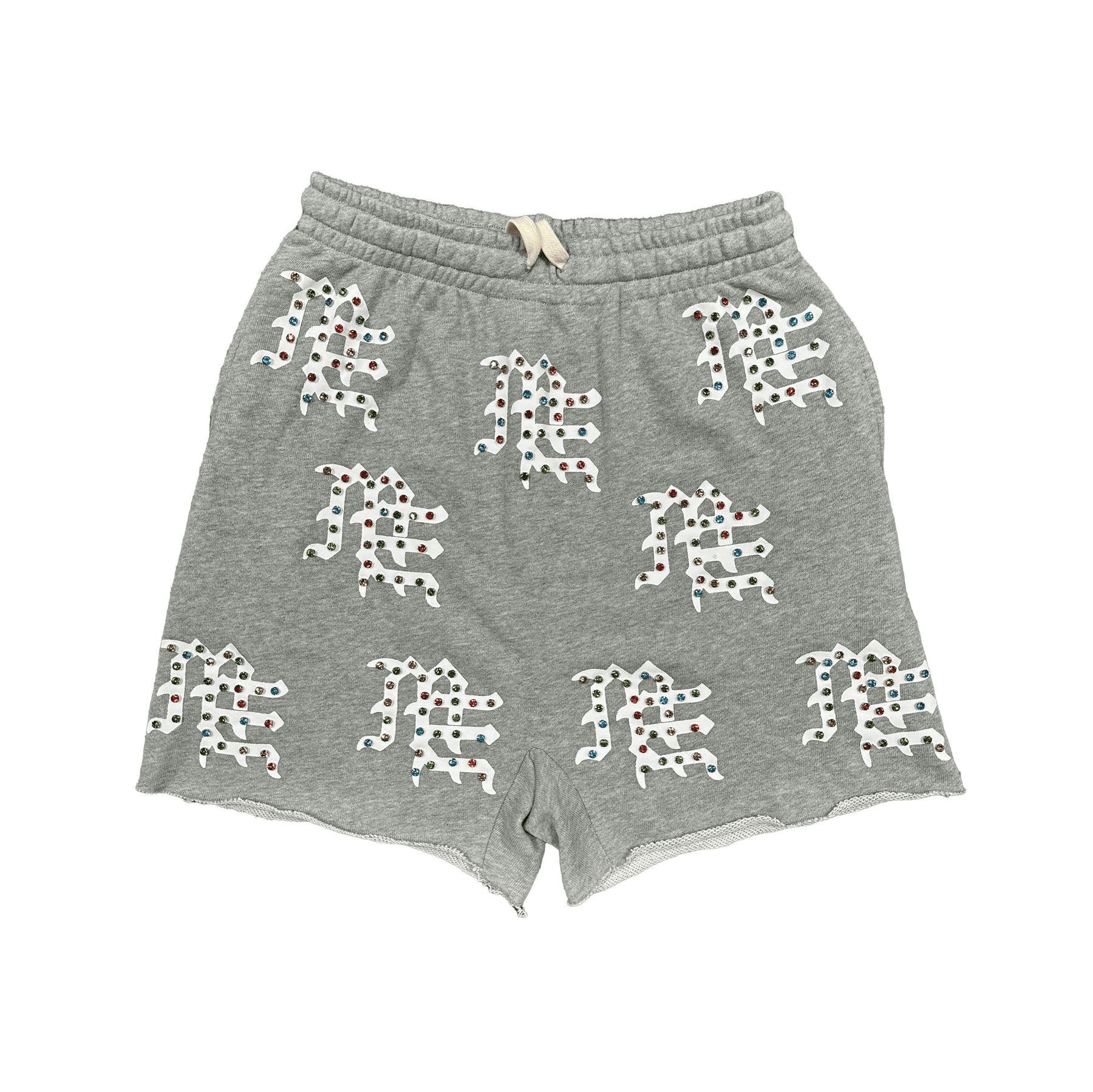 Mixed-Emotion-Grey-Me-Logo-Shorts Mixed Emotional Brand Grey Me Logo Shorts
