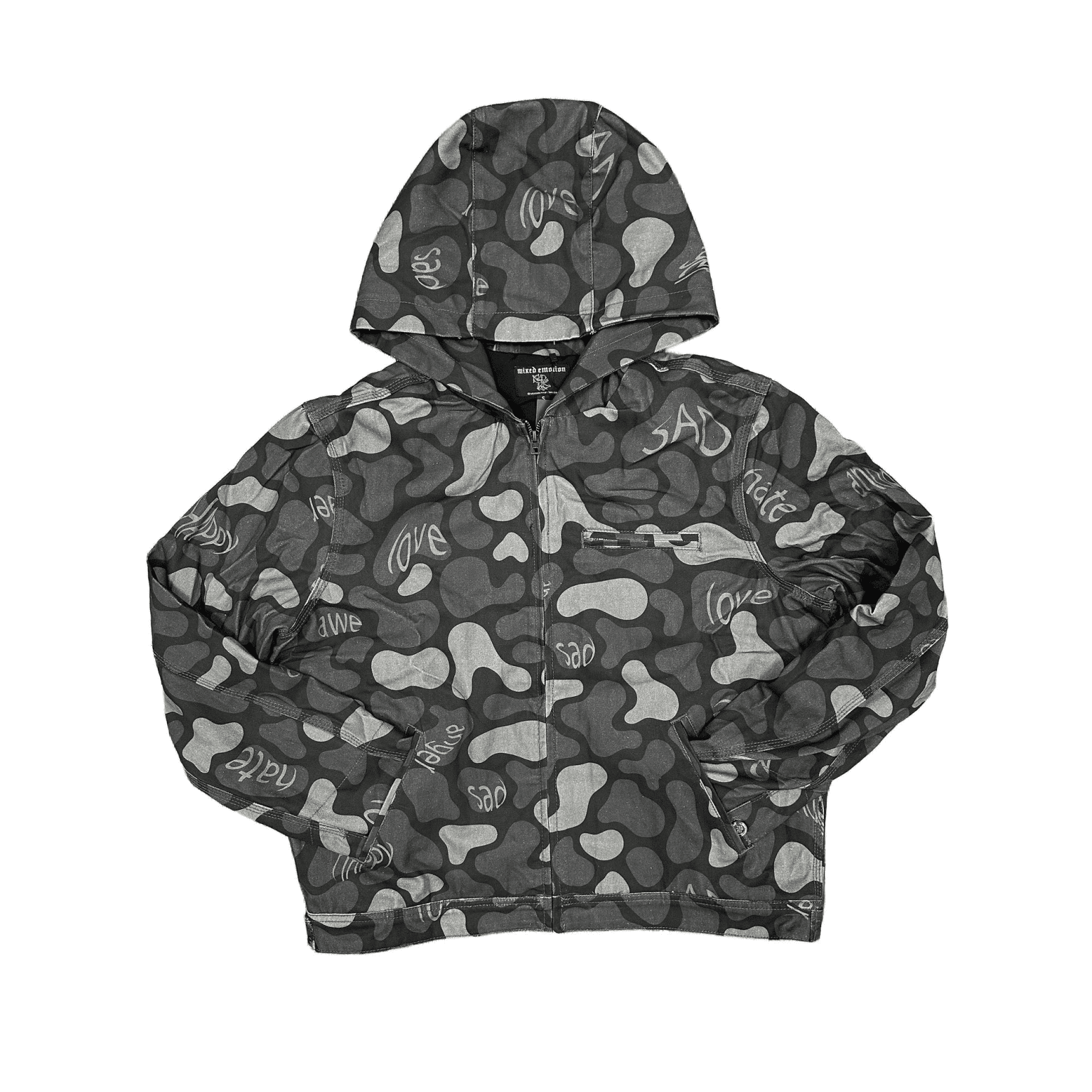 Mixed Emotional Brand Carpenter Black Hoodie || 33% OFF