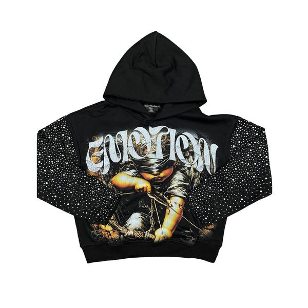 Archer-Rhinestone-Hoodie Mixed Emotional Brand Archer Hoodie