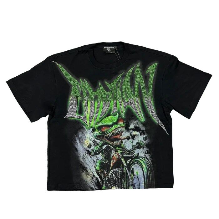 Mixed-Emotion-‘Goblin-Rhinestone-Tee1 Mixed Emotional Brand Goblin Shirt