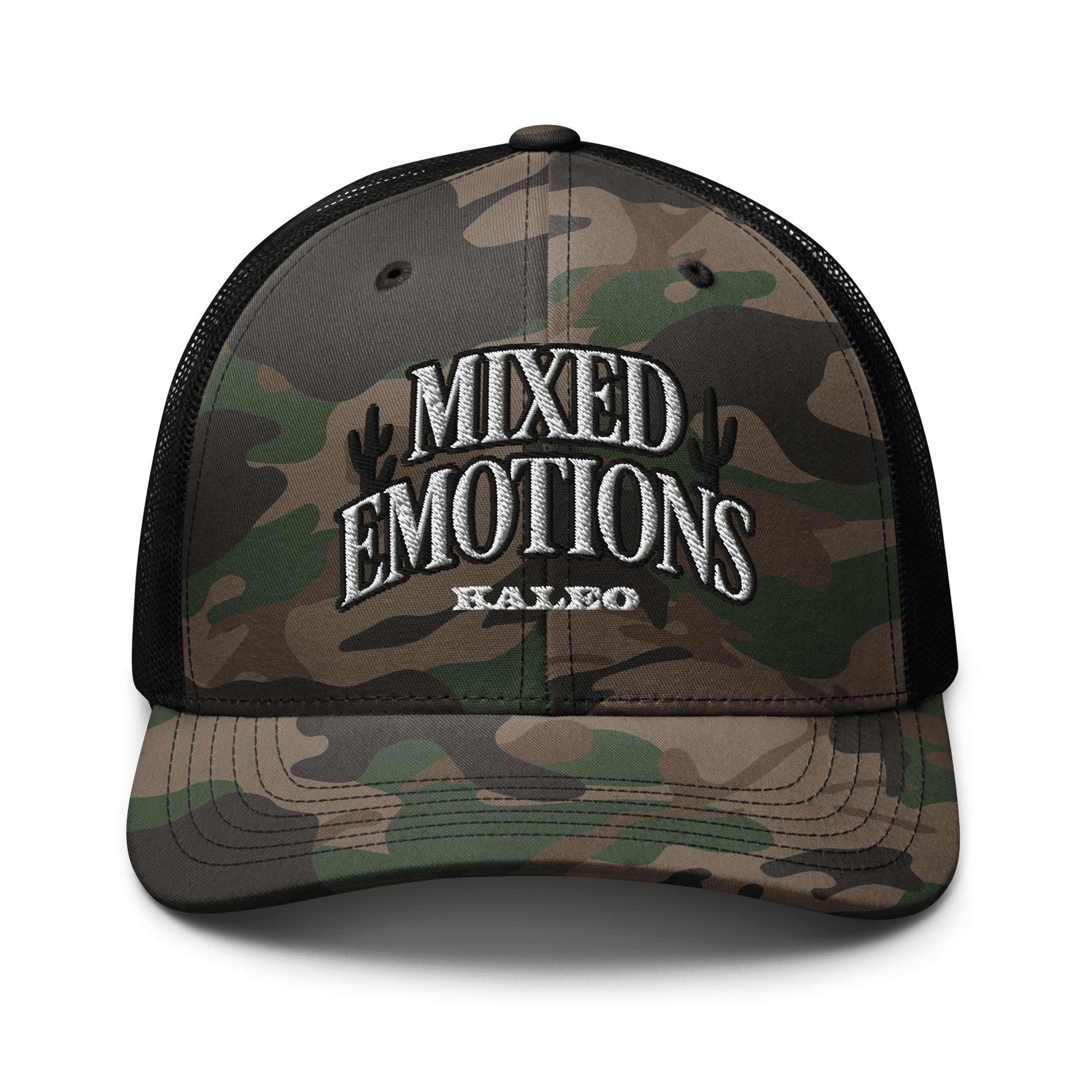 Mixed-Emotions-Trucker-Hat1 Mixed Emotional Brand Trucker Raleo Hat