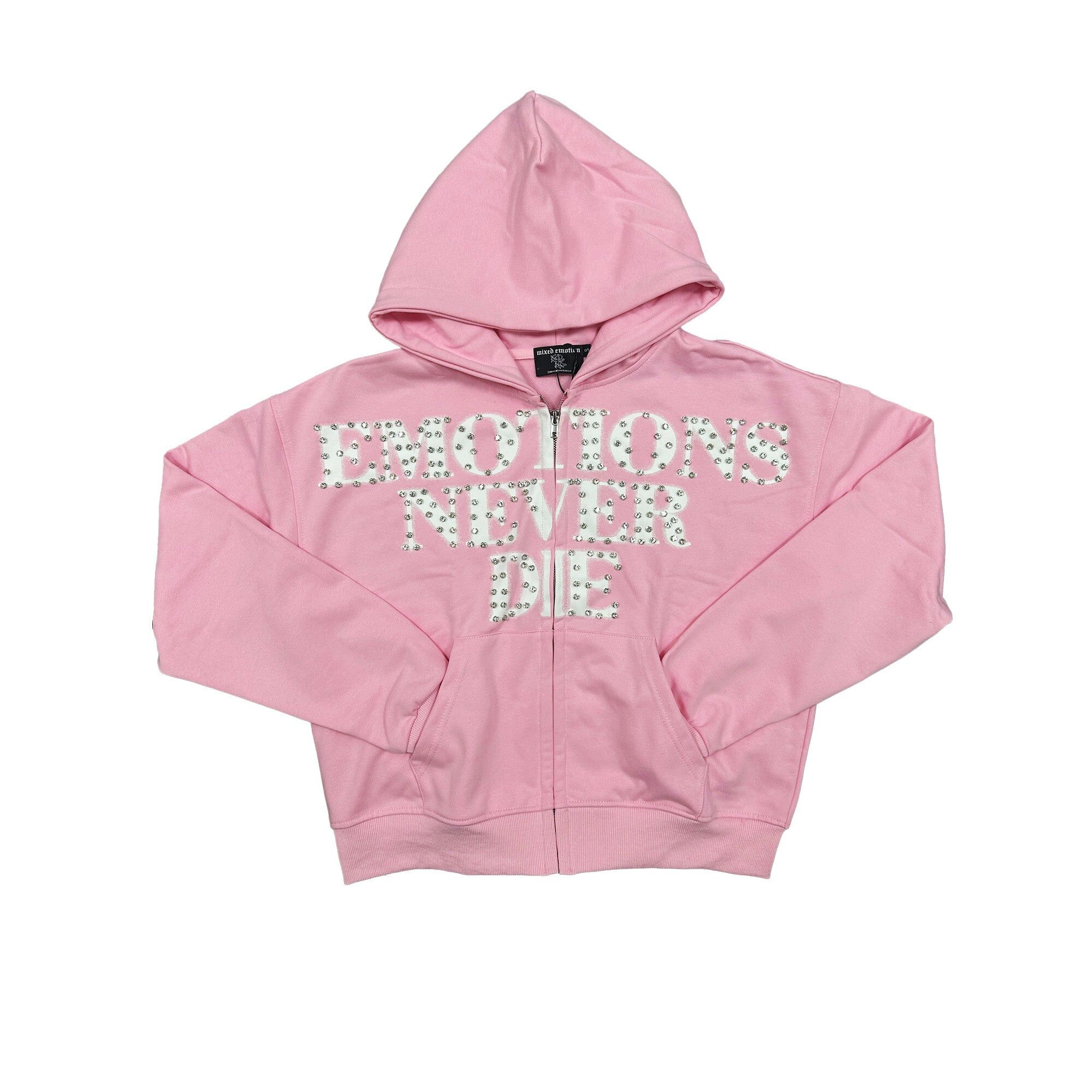 Pink-‘End-Hoodie Mixed Emotional Brand Pink End Hoodie