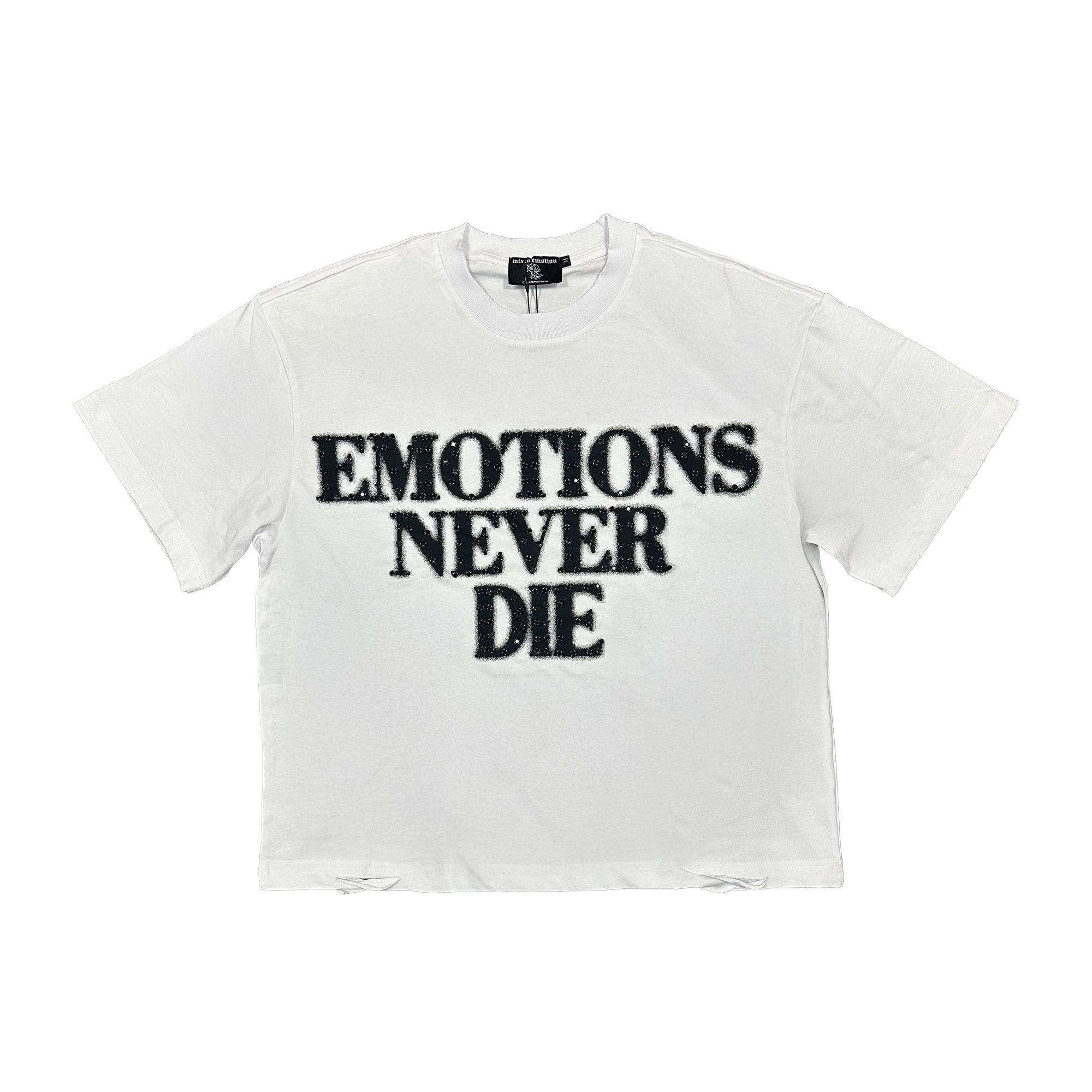 Mixed Emotional Brand White End Shirt