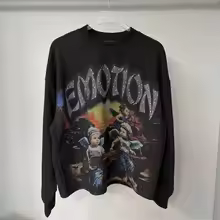 S351f0c6e7aac48fb829a1b8f6b788f43d.jpg_220x220q75.jpg_ Mixed Emotional Brand Waffle Base Shirt